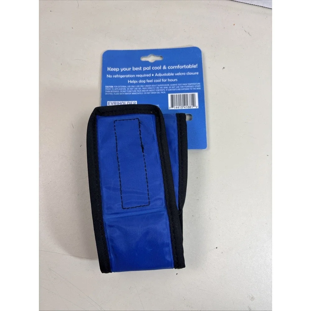 Cooling Collar for Medium/Small Dogs Blue No Refrigeration Required Hiking Sport